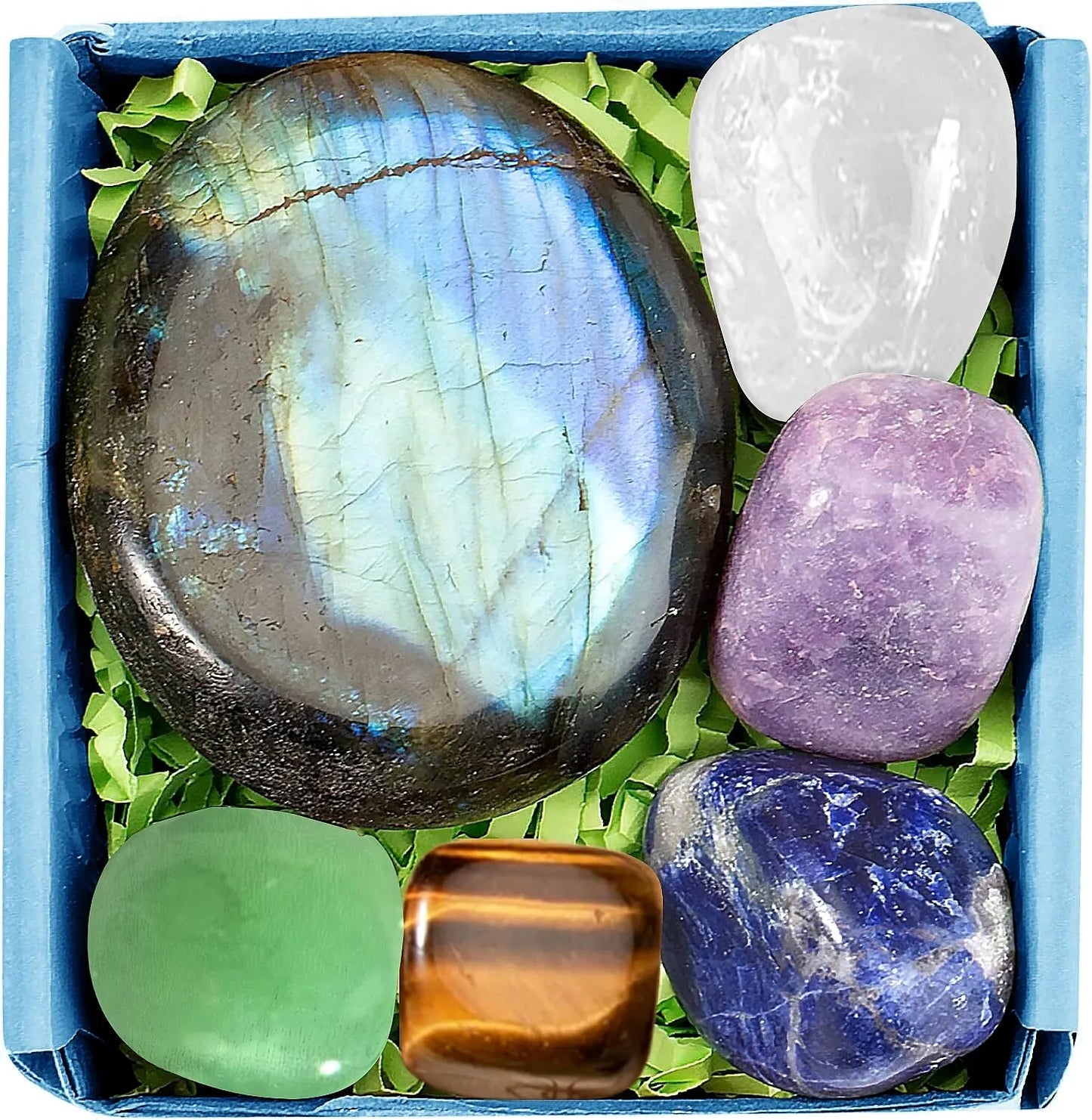 Crystals and Healing Stones Set for Abundance and Prosperity