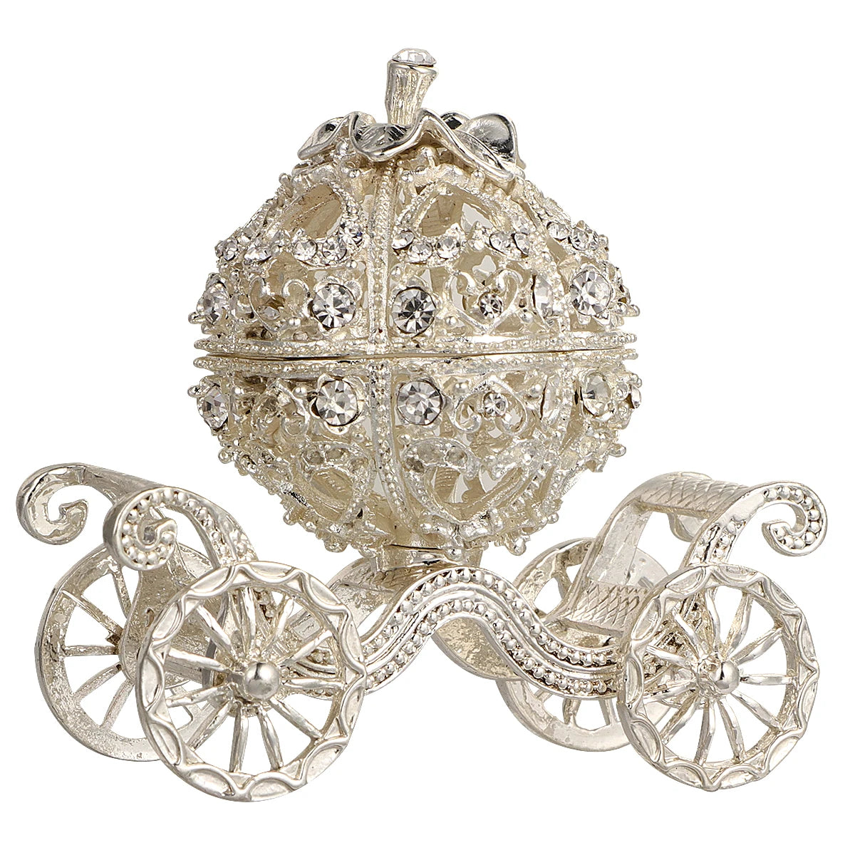 Crystal Carriage Trinket Box
