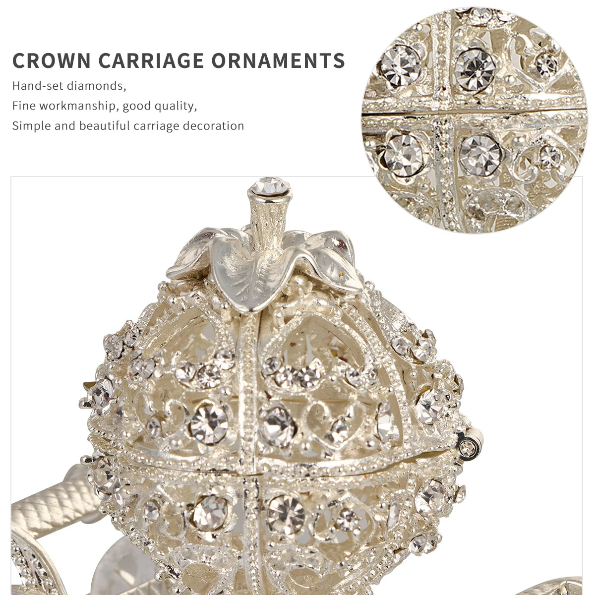 Crystal Carriage Trinket Box