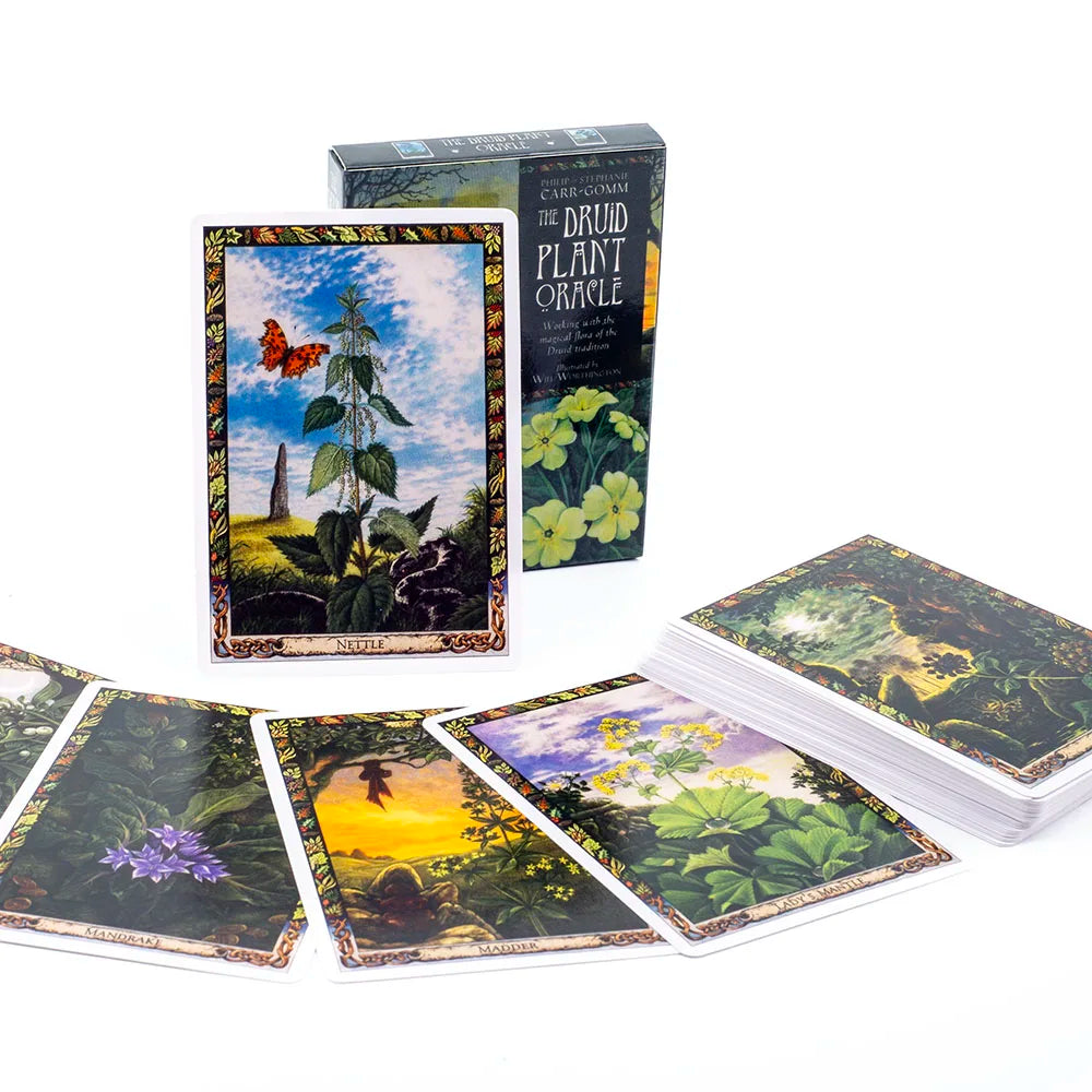 Healing Cards - English Version 60-Card Deck with PDF Guidebook 48 Crystal & 12 Zodiac Cards