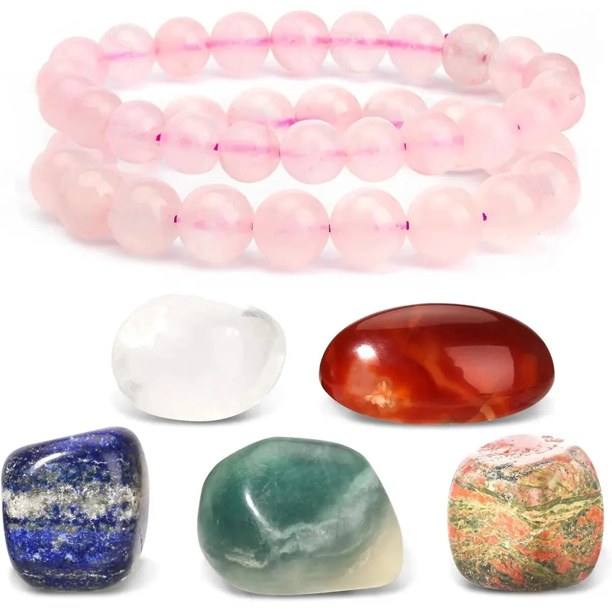 Crystals and Healing Stones Set for Abundance and Prosperity