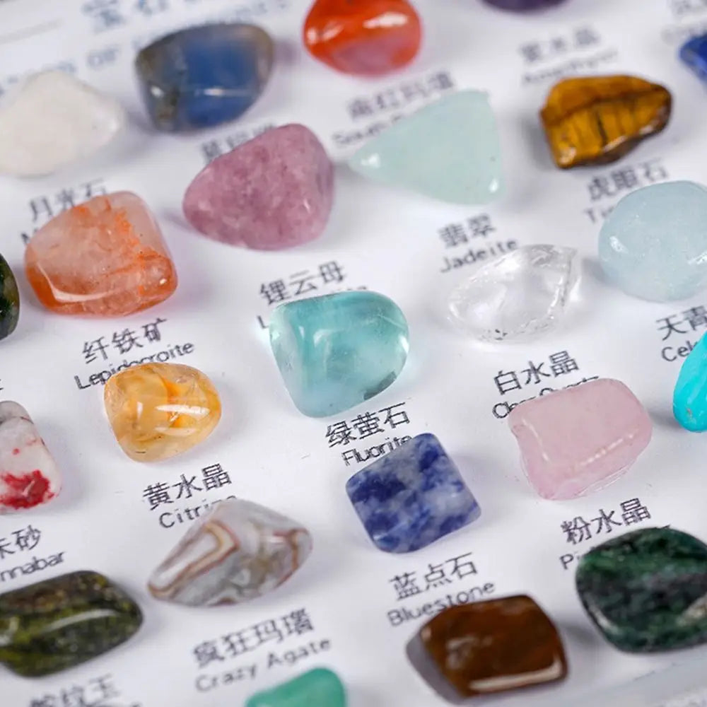 50PCS/Box Mineral Specimens - Natural Gems And Jades