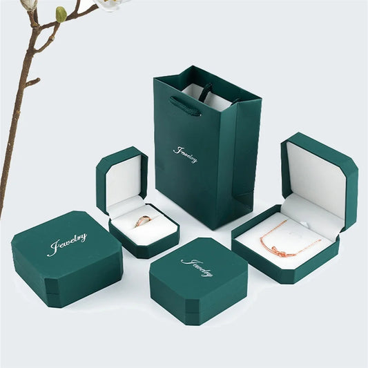 Trinket Box With Bag For Necklace, Earrings, Ring, and Bracelet