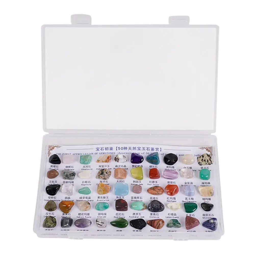 50PCS/Box Mineral Specimens - Natural Gems And Jades