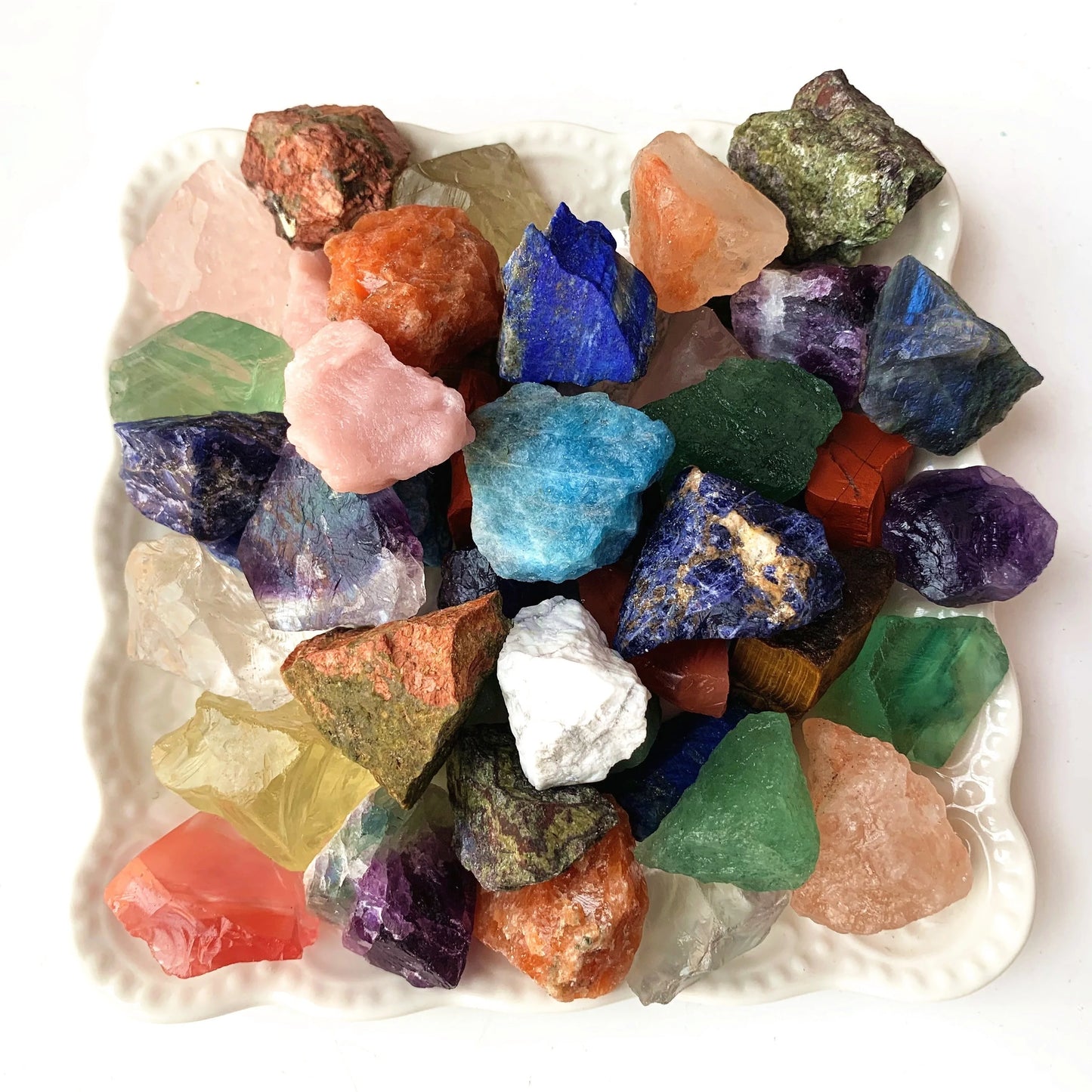 Large Size Mixed Rare Natural Crystal Gemstones
