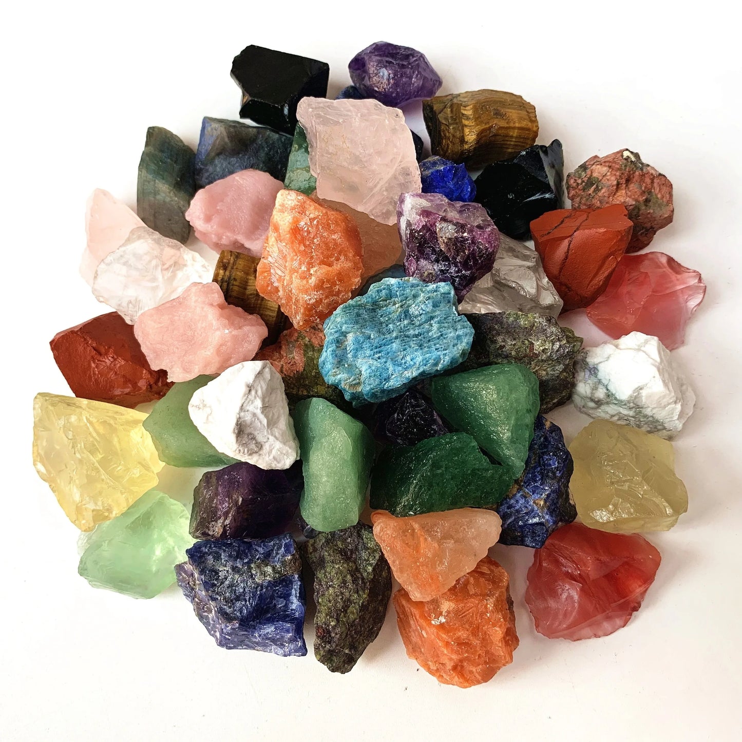 Large Size Mixed Rare Natural Crystal Gemstones