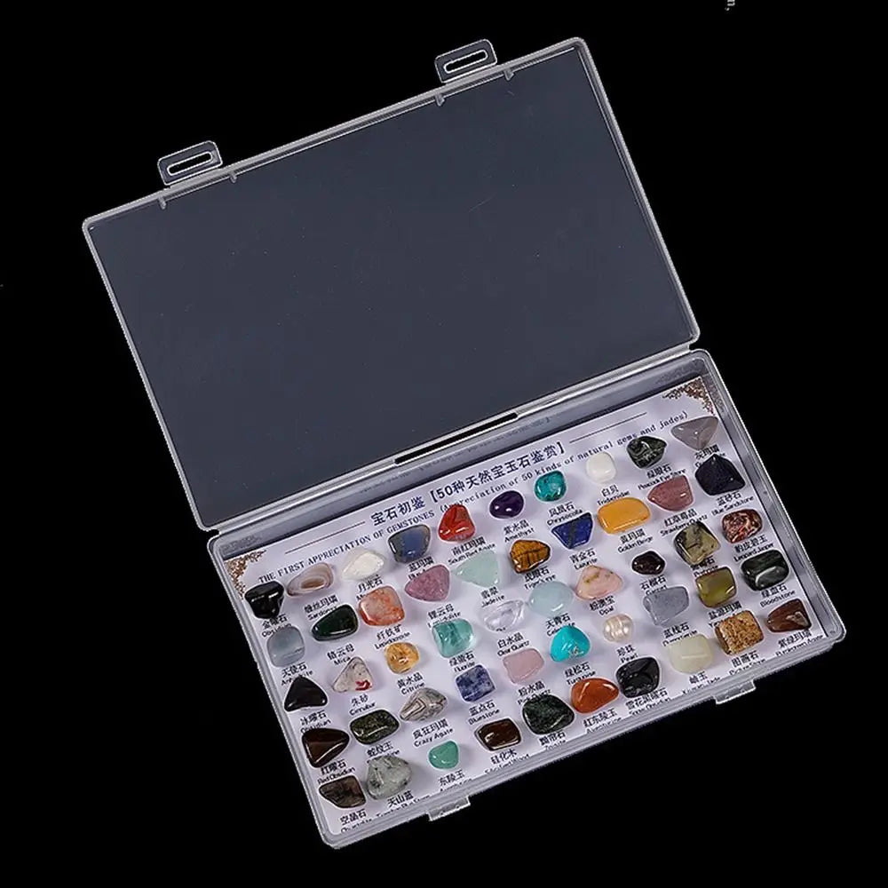 50PCS/Box Mineral Specimens - Natural Gems And Jades