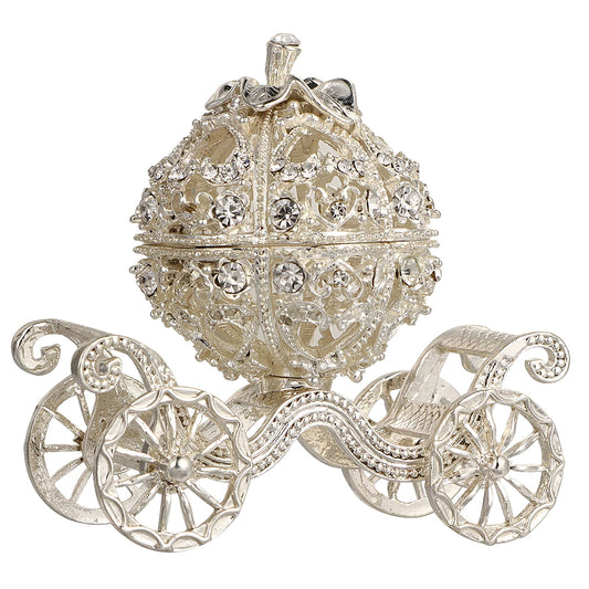 Crystal Carriage Trinket Box
