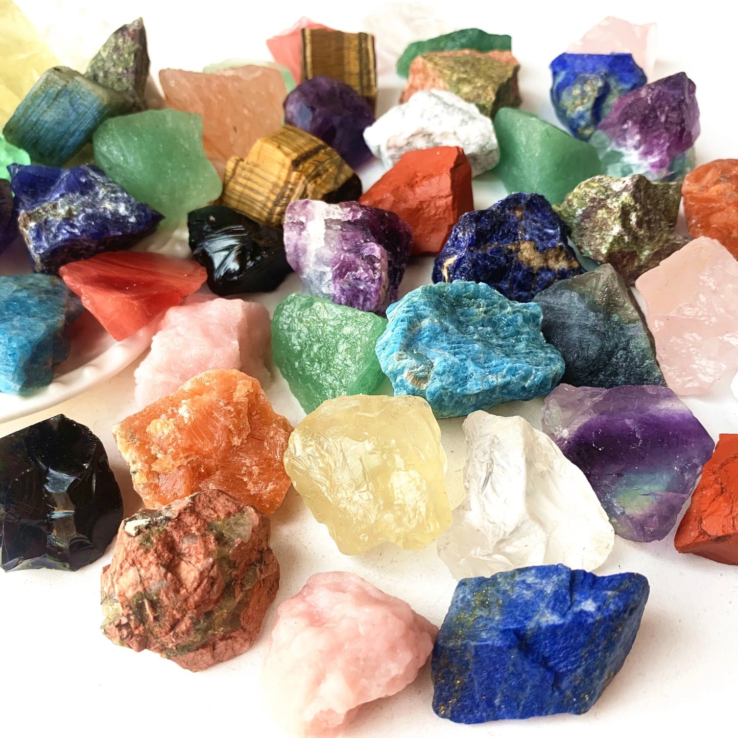 Large Size Mixed Rare Natural Crystal Gemstones
