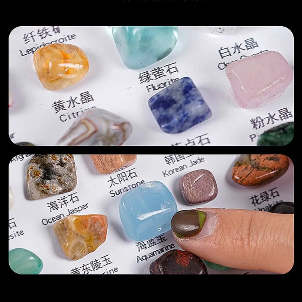 50PCS/Box Mineral Specimens - Natural Gems And Jades