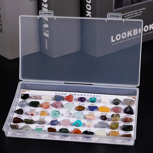 50PCS/Box Mineral Specimens - Natural Gems And Jades
