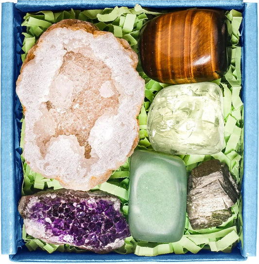 Crystals and Healing Stones Set for Abundance and Prosperity
