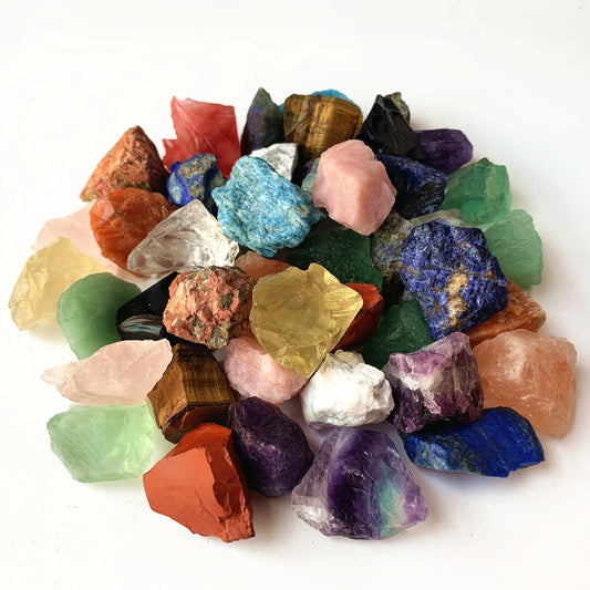 Large Size Mixed Rare Natural Crystal Gemstones