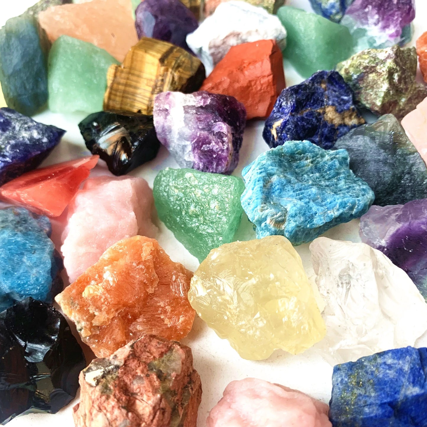 Large Size Mixed Rare Natural Crystal Gemstones
